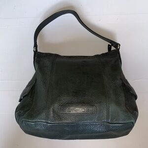 Fossil Bag Black Pebbled Leather Charcoal